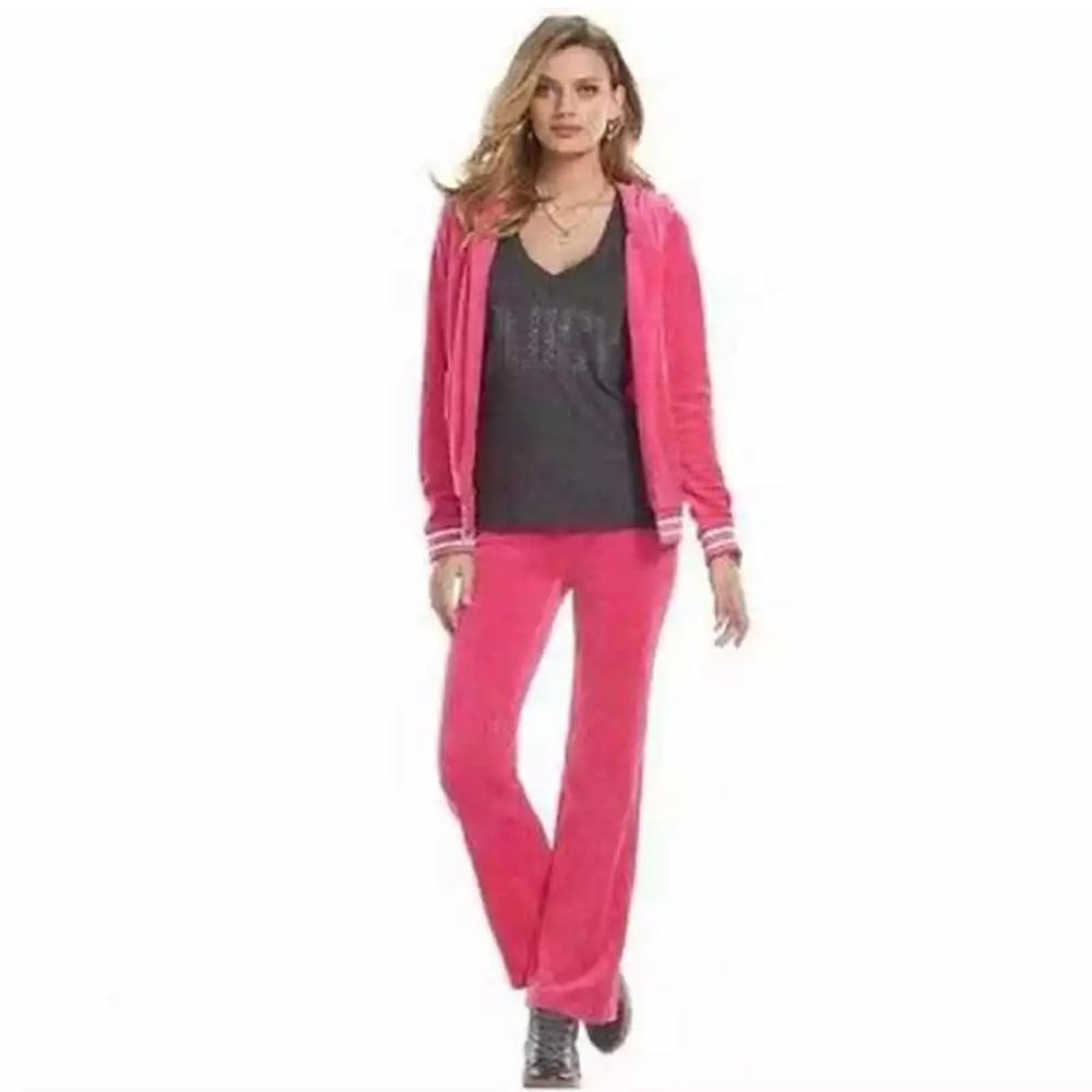Juicy Couture Hot Pink Velour Vintage Tracksuit XS